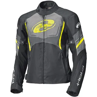 Held Baxley Top, Textiljacke - Schwarz/Neon-Gelb - XXL
