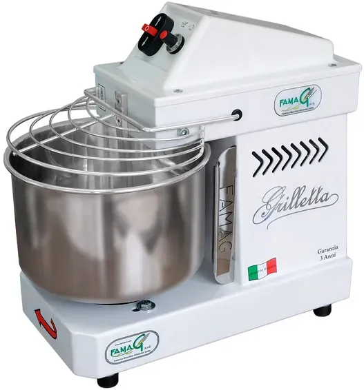 Famag Grilletta IM 5-10V-HH - Spiralkneter - 5 kg - 10 Geschwindigkeiten - hohe Hydratation