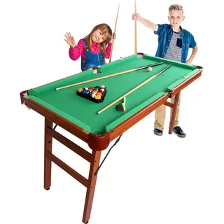 YP Klappbar Billiardtisch Pooltisch Snooker Tischspiel Tischbillard 140 * 74 * 80CM