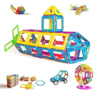 CONDIS Magnetische Bausteine 95 Teile, Magnet-Spielzeug Magneten fér Kinder