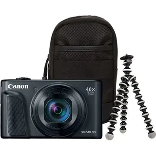 Canon PowerShot SX740 HS Lite + Reisekit schwarz