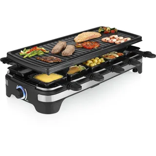 Princess 162650 Raclette 10 Personen, Schwarz