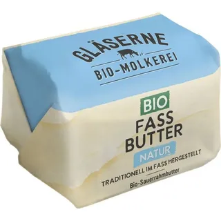 Gläserne Molkerei GM Fassbutter natur Sauerrahm -- 250g