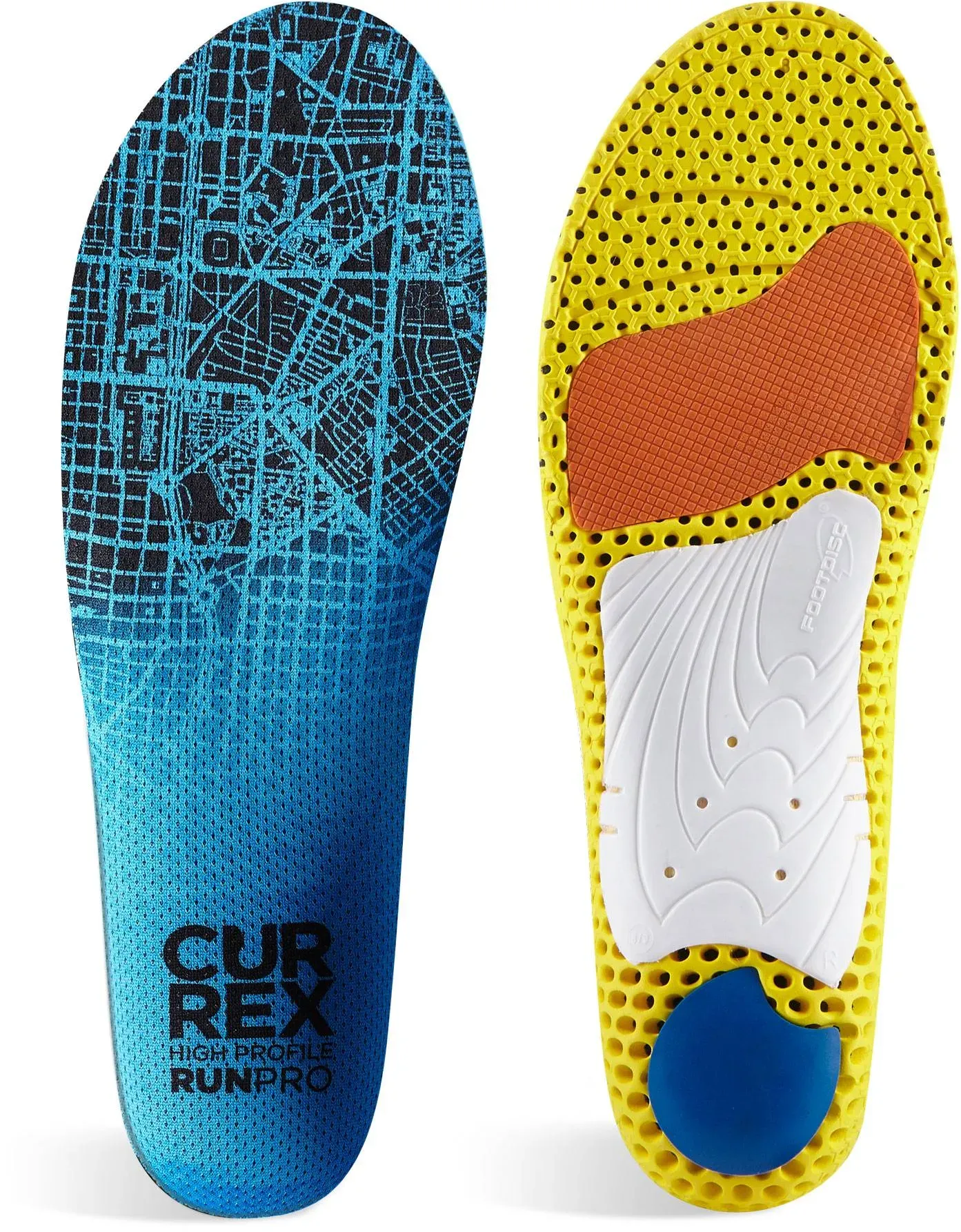 CURREX Einlegesohle RunPro - Einlegesohlen Sport für eine neue Dimension des Laufens. Sport Einlegesohlen für Verletzungsprävention, Stabilisation und volle Performance. High Profile