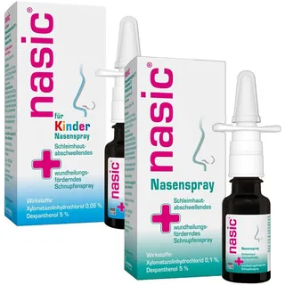 Nasenspray Nasic Erwachsene u. Schulkinder + Kinder 10+10 ml