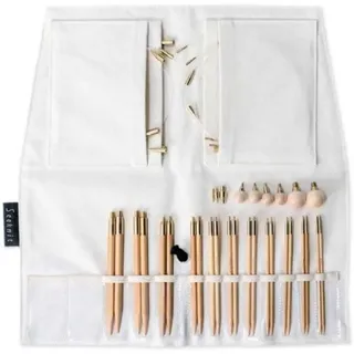 Seeknit KA59733 Austauschbar Kreisförmig Nadel Prämie Satz, Bambus, White, One Size