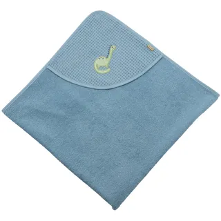 Sterntaler Kapuzenbadetuch 100x100 cm Dino Rexi blau