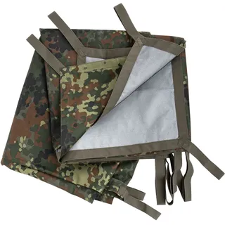 Anton Blöchl BW Mehrzweckplane SpezKr IR nach TL flecktarn, Größe 1.55x2.75 Meter