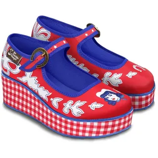 Hot Chocolate Design Chocolaticas Cowgirl Mary Jane Plattform für Frauen Mehrfarbig HCD 35