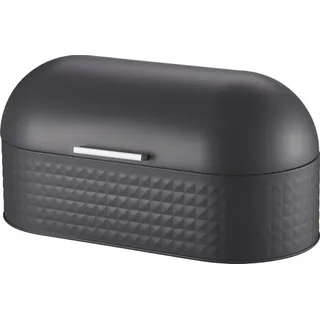 Michelino Brotkasten grau Aluminium B/H/L: ca. 21,5x22x43,5 cm - Grau