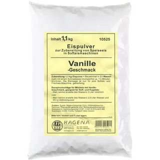 Softeispulver Vanille-Geschmack, 1,1 kg (Softeismaschinen)