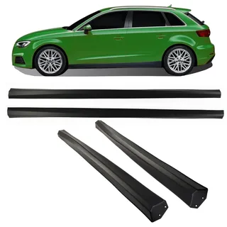 Seitenschweller Schweller Sport Look SET für Audi A3 8V Sportback Facelift ab 2016-2020