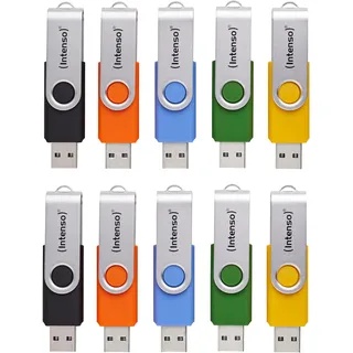 Intenso Basic Line 4 GB USB 2.0 4GB Swivel, bis zu 28 MB/s,