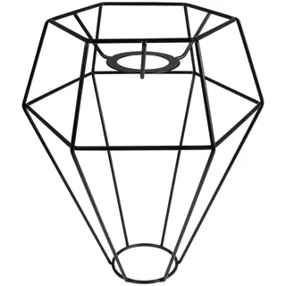 buttinette Metall-Lampenschirm, Diamant, 20 cm, Ø