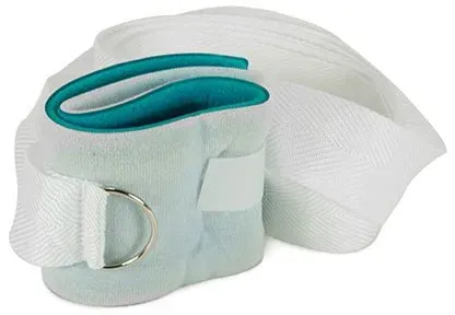 Medi-Inn Patientenhalter 36 cm x 8 cm blau/weiß mit Fixierband 1 Paar