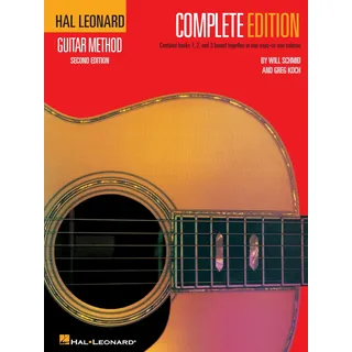 HAL LEONARD Guitar Method – Second Edition – Complete Edition | Gitarrenunterricht für Anfänger für Akustik- und E-Gitarre | Schritt-für-Schritt-Gitarrenmethode für Schüler, Selbstlerner und Lehrer