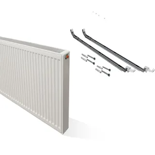 Buderus Flachheizkörper H 400 x L 800 mm 615 W weiß Typ 21