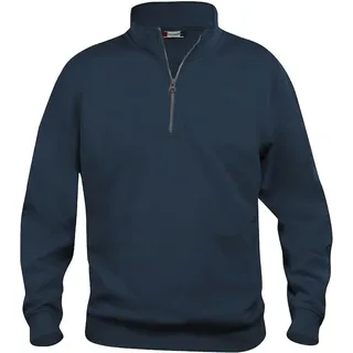 New Wave Basic Half Zip - blau M