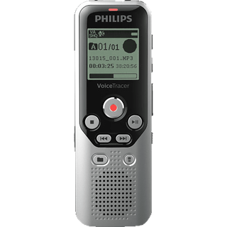 Philips VoiceTracer DVT1250 Audiorecorder, Dunkel Silber und Schwarz
