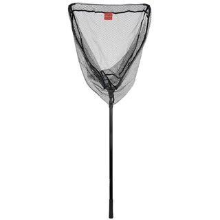 Fox Rage Warrior 240cm Net Rubber Mesh - Unterfangkescher, Raubfischkescher, Angelkesche, Kescher zum Spinnfischen