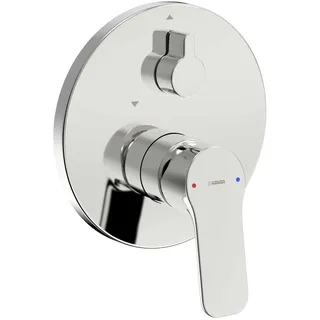 Hansa HANSABASIC Wannen-und Brausearmatur, für Unterputz-Einbaukörper, chrom