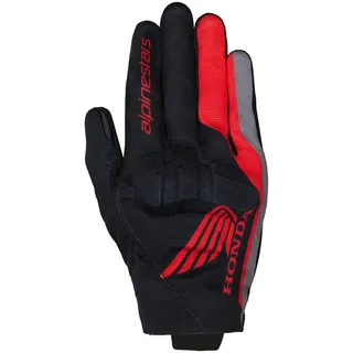 Alpinestars Honda Reef V2 Handschuhe - Black / Bright Red / Dark Grey - M