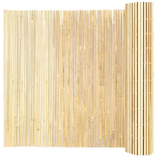 Vevor Sichtschutzelement 480 x 180 cm Natur Bambus