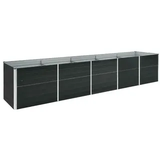 vidaXL Garten-Hochbeet verzinkter Stahl rechteckig 120 x 80 x 45 cm