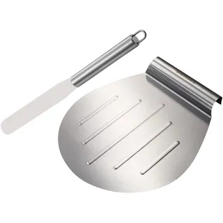 GWHOLE Kuchenheber Kuchenretter und Streichpalette Konditormesser Set, aus Edstahl