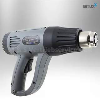 BITUXX Heißluftpistole Heißluftfön 2000 Watt Heissluftgebläse Düsen Entlacken