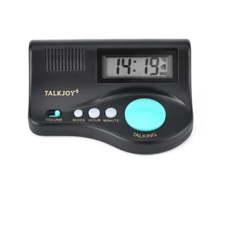 TalkJoy Sprechender Wecker Digitale Sprechende Uhr Alarm Blindenuhr Seniorenwecker auch für Blinde Tischwecker Standwecker mit Ansage Uhrzeit und Weckfunktion (Lautstärke Sprachwiedergabe regelbar!)