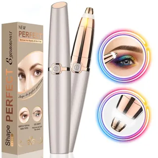 Vinmall Augenbrauen Trimmer Damen Elektrisch Augenbrauenrasierer: epilierer Augenbrauen für Frauen Schmerzlos und Präzisions Eyebrow Trimmer for Woman