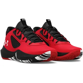 Under Armour Lockdown 6 Basketballschuhe Kinder 600 - red/black/white 37.5 - 37.5