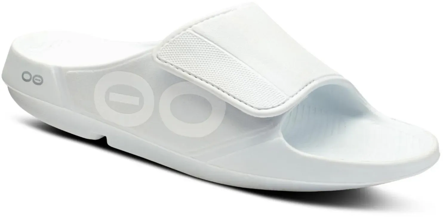Oofos Ooahh Sport Flex Sandale white- Gr. 44
