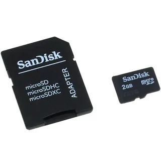 Speicherkarte SanDisk microSD 2GB f. Samsung SM-G900F / G900F