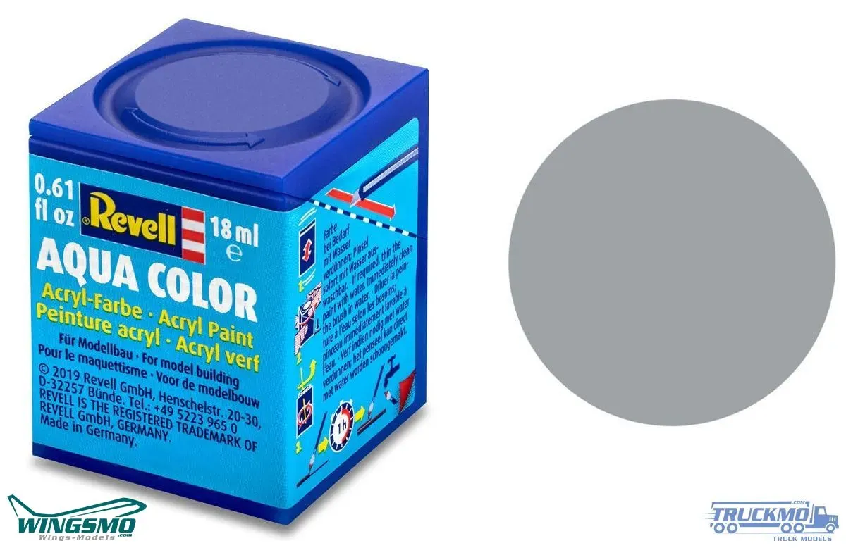 Revell Farbe Aqua Color Hellgrau matt 18ml 36176