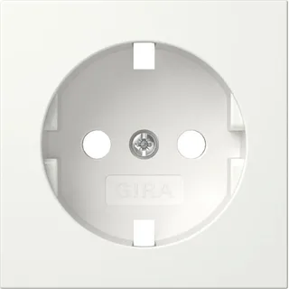 Gira 492003 Abdeckung Schuko Steckdose System 55 Reinweiß