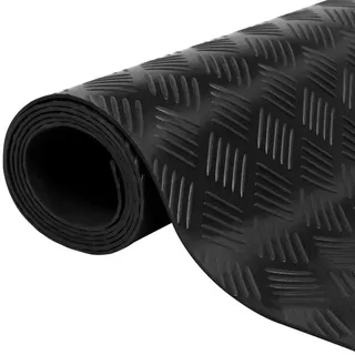 vidaXL Gummimatte Anti-Rutsch 2 x 1 m Riffelblech-Design