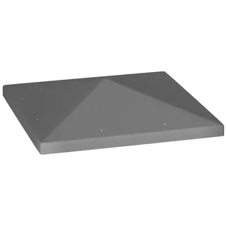 Outsunny Ersatzdach für Pavillon 3 x 3 m, wasserdicht Pavillondach, Ersatzbezug für Gartenpavillon, Ersatzteile aus Oxford-Stoff, 370 g/m2, Dunkelgrau