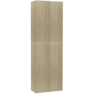 vidaXL Büroschrank Sonoma-Eiche 60x32x190 cm Holzwerkstoff