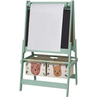 aiyaplay Kindertafel, Grün Holzwerkstoff, teilmassiv, 46.5x93x54 cm unisex, Spielzeug, Kinderspielzeug, Malen , Basteln