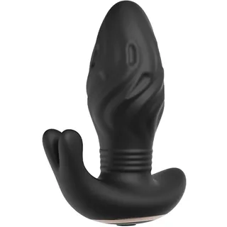 Analvibrator mit 10 Teleskopisch und 10 Vibrationsmodi,Silikon Analplug Anal Dildo Prostata Stimulator Vibrator Analvibratoren SexSpielzeug für Männer Mann Frauen