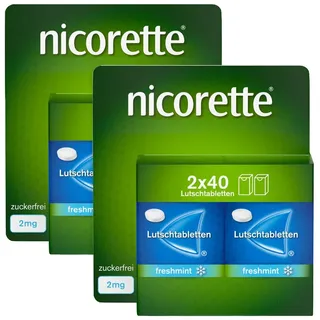 Nicorette Lutschtabletten freshmint 2mg 2X80 St