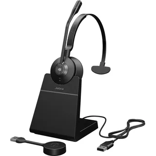 JABRA Engage 55 MS (Docking), Office Headset, Schwarz