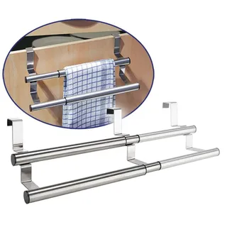 Gravidus Edelstahl Handtuchhalter Schranktür ausziehbar