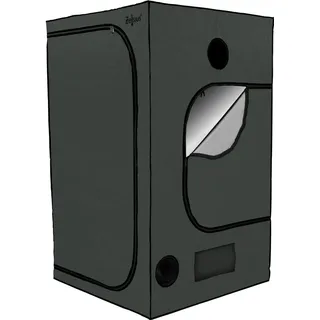Zelsius Grow Tent 120 x 120 x 200 cm grau/schwarz Pflanzenzucht Indoor