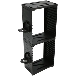Spiele Aufbewahrungsturm, Universelle Videospiel Aufbewahrung mit 4 Haken für Spielehalter Rack für Spiele, Spiele