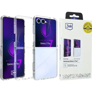 Handyhülle für Galaxy Z Flip7, 3mk Armor Case, Transparent