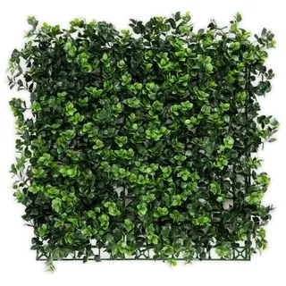 Karat Pflanzenwand Pachysandra Kunstpflanzen zur Wandmontage 50 x 50 cm