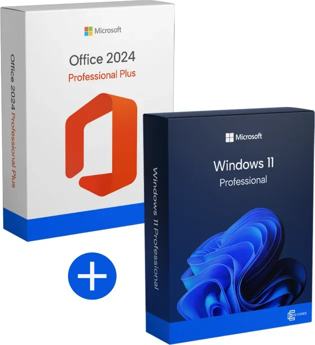 Bundle Windows 11 Pro und Office 2024 Professional Plus